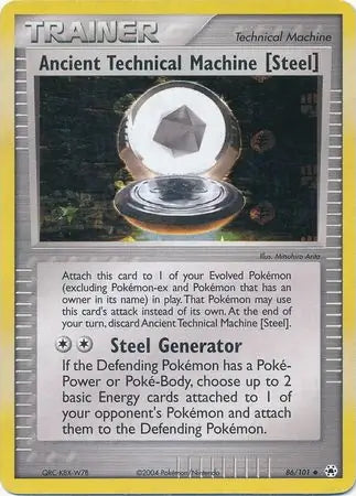 EX Hidden Legends Ancient Technical Machine Steel #86/101 reverse holo